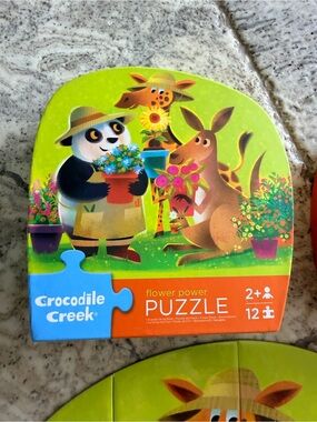 Crocodile Creek Flower Power Puzzle 12 Pieces (Ages 2+)